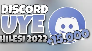 DİSCORD ÇEVRİMİÇİ +15.000 ÜYE HİLESI 2022 - Discord Sunucu Üye si Hilesi 2022