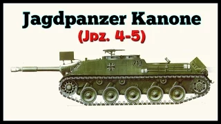 JadgPanzer Kanone (JgdPz. 4-5) Немецкая ПТ-САУ (Альтернативная ветка) [JagdPz. E50, JagdPz. E90)