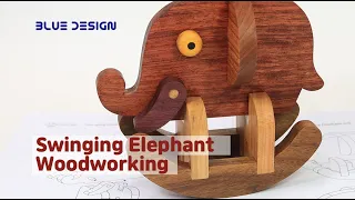 How to Make a Wood Swinging Elephant Scroll saw