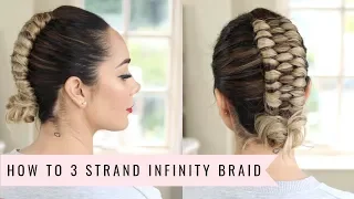 HOW TO 3 Strand Infinity by sweetHearts Hair