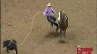 Tie Down Roping - 2013 NFR Round 10