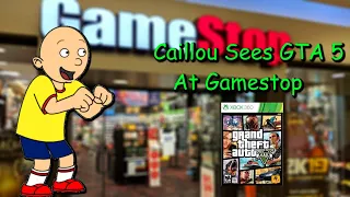 Caillou Sees GTA 5 At Gamestop! (Comedy World Remake)