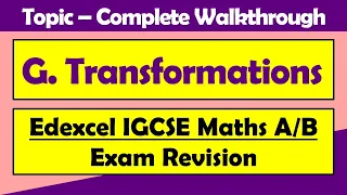 Graph Transformations - Complete Topic Walkthrough for Edexcel GCSE & IGCSE Maths A/B