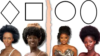 An Easy Guide for Finding your Perfect NATURAL Hairstyle for your Face Shape (Black Women)