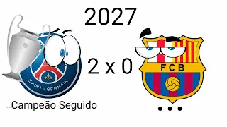 Todos Os Campeões Da Champions League (2022 - 2030) (SIMULAÇÃO NO FTS)