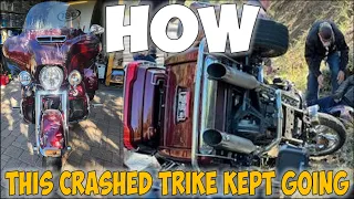 Brutal Harley Trike Crash Caught on Camera