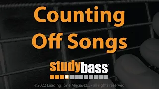 Counting Off Songs | StudyBass Lesson
