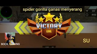 spider gorilla ganas menyerang #3d #gameplay #hampirsaja #2023status #dinosaurus