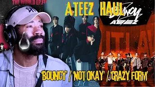 First  Reaction to Ateez Bouncy, Not Okay, Crazy Form M/V (First Reaction)