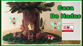 CÓMO HACER UNA CASA DE HADAS CON CARTÓN