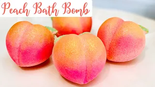 How To Make A Sparkling Peach Bath Bomb!