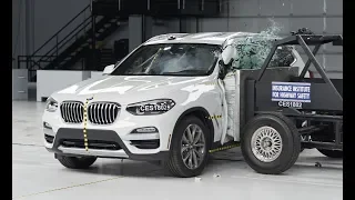 2018 BMW X3 original side crash test (extended footage)