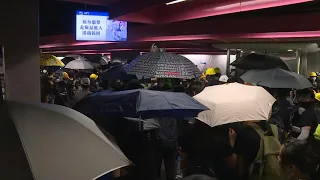 Hong Kong: Protesters arrive at Causeway Bay | AFP
