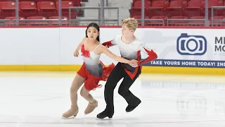 2023 Lake Placid - Intermediate Combined - Free Dance - Caitlin Kim/Daniel