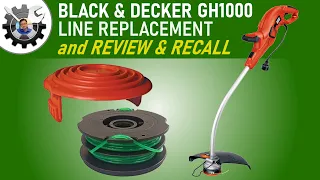 Black & Decker Trimmer Line Replacement, Review, and Recall.