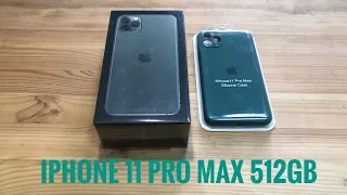 iPhone 11 Pro Max 512GB распаковка активация и Стекло 520D