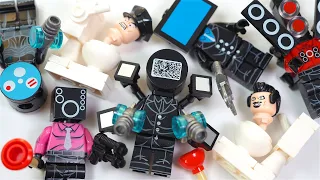 LEGO Skibidi Toilet | Titan TV Man | Titan Speakerman Traffic Light Man Unofficial Lego Minifigures
