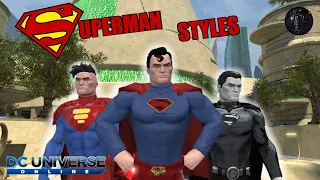DCUO - Superman Styles!