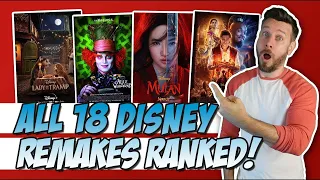 All 18 Disney Live-Action Remakes Ranked! (w/ Mulan)