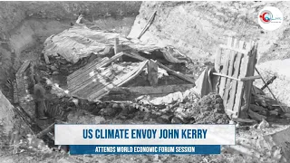 US climate envoy John Kerry attends World Economic Forum session