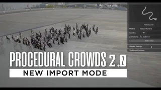 Procedural Crowds 2.0 - New import mode