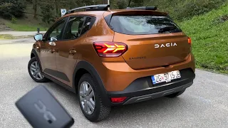 DACIA SANDERO STEPWAY 2023 - EVENING POV test drive (TCe 90)