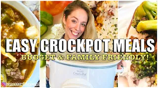 4 EASY CROCKPOT MEALS😋 | BUDGET FRIENDLY SLOW COOKER RECIPES | NOVEMBER 2020