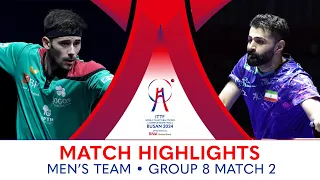 Joao Geraldo (POR) vs Noshad Alamiyan (IRI) | MT G8 - Match 2 | #ITTFWorlds2024