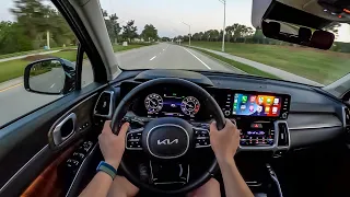 2022 Kia Sorento X-Line - POV Evening Drive (Binaural Audio)