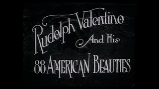 Rudolph Valentino and His 88 American Beauties | 1923 Silent Short 12 Min. Movie