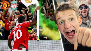 OLD TRAFFORD ERUPTS as MAN UNITED WIN THE DERBY vs LIVERPOOL