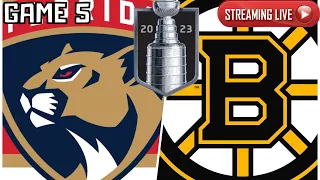 Florida Panthers vs Boston Bruins Game 5 LIVE | NHL Stanley Cup Playoffs 2023 Stream [PxP]