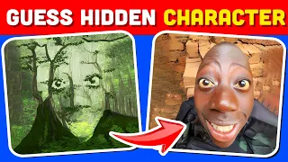 Guess The Hidden Character By Illusions | Tenge Tenge Song, Kung Fu Panda, Tenge Tenge Meme