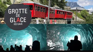 Imperdibile GROTTA DEL GHIACCIO - MER DE GLACE a bordo del Trenino Chamonix-Montenvers.