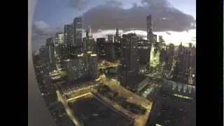 Chicago / Streeterville  - NBC Tower/Willis Tower/Trump Tower TimeLapse (GoPro)