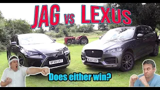 Jaguar Vs Lexus in a used SUV showdown. The F-Pace against the NX300h. Which  is a better used buy?