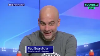 Pep finds out Fernandinho is leaving