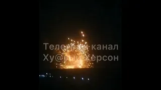 Новая Каховка, взрыв склада с БК, 11.07.2022