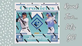 2022 Panini Chronicles Baseball Hobby Box Break [Round 2]
