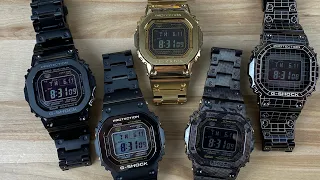 G-Shock Metal Squares (titanium and steel)