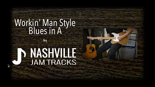 Country Workin' Man Style Blues Backing Track in A + Nashville Number System Lesson 2