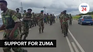 WATCH | 'If they want us to fight, we'll fight' - Nkandla residents, family and MKMVA defend Zuma