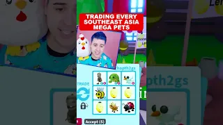 TRADING EVERY 🌈 MEGA SOUTHEAST ASIA PET IN ADOPT ME ROBLOX #shorts