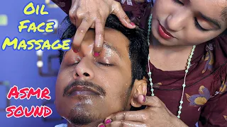 Oil Face Massage | Head Massage With Loud Neck Crack | ASMR Oil Face Massage | The Massage Heaven