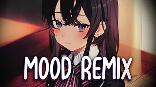 「Nightcore」→ 24kGoldn - Mood Remix ft. Justin Bieber, J Balvin, Iann Dior || Lyrics