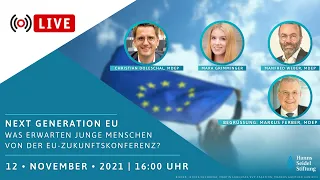 Livestream: Next Generation EU – Was erwarten junge Menschen von der EU-Zukunftskonferenz?