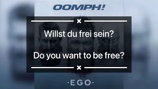 Oomph!- Willst du frei sein? lyrics with English translation