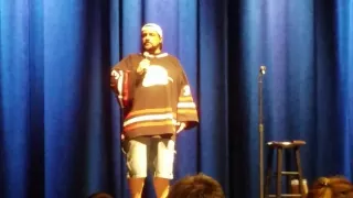 Kevin Smith at Yoga Hosers Q and A in New Orleans June 1st