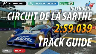 Gran Turismo Sport | Circuit de la Sarthe No Chicane | Daily Race Track Guide | Nissan R92CP '92