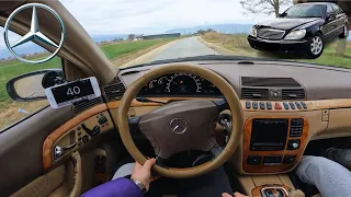 Mercedes Benz S320 W220 2000 [224HP] - POV Test Drive